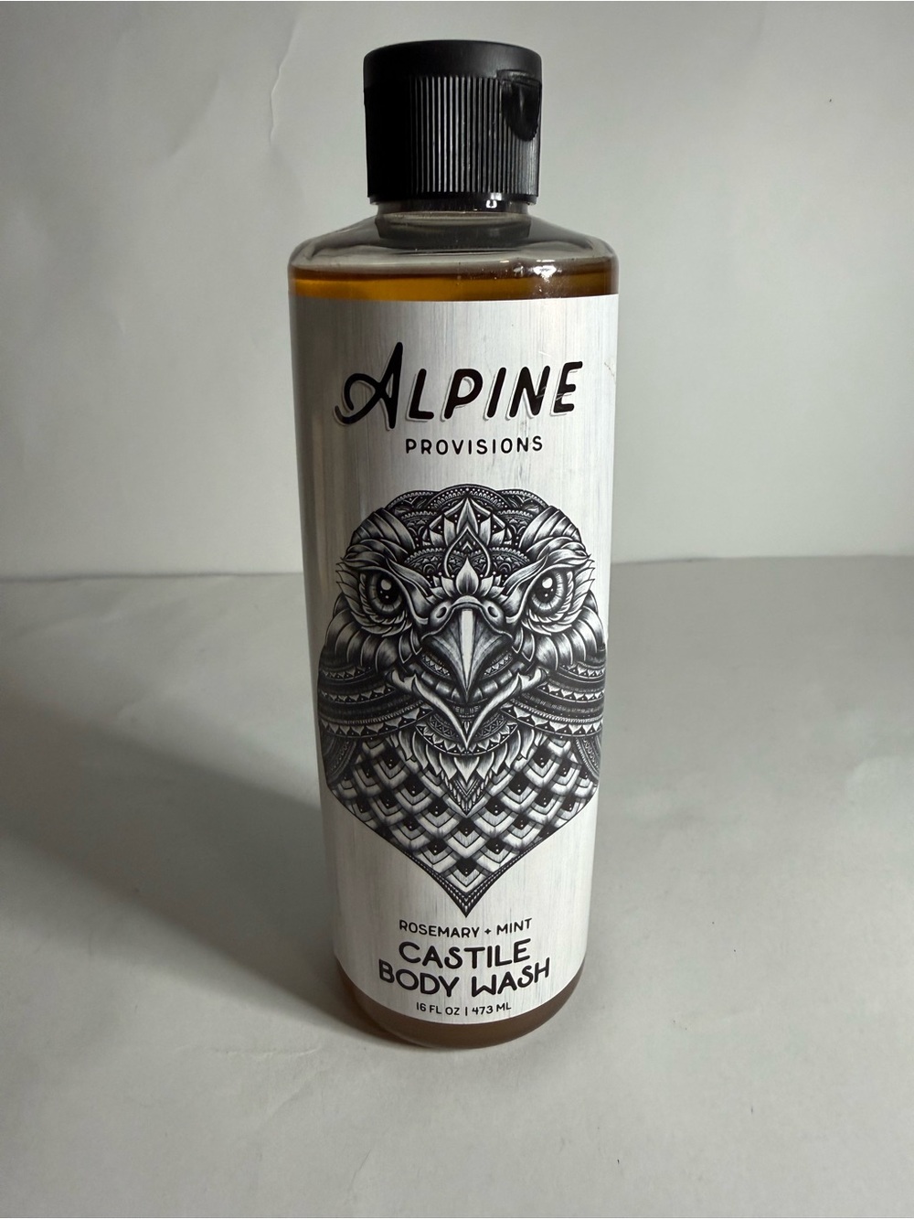 Alpine Provisions Rosemary + Mint Castile Body Wash 16 fl oz Bottle